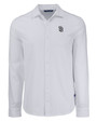 San Diego Padres Cutter & Buck Advantage Tri-Blend Eco Soft Pique Long Sleeve Knitted Mens Button Down WH_MANN_HG 1