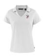 Mississippi State Bulldogs Vintage Cutter & Buck Daybreak Eco Recycled Womens V-neck Polo White Mannequin