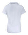 Houston Texans - Cutter & Buck Daybreak Eco Recycled Womens V-neck Polo White Mannequin Back