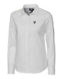 Villanova Wildcats Cutter & Buck Stretch Oxford Womens Long Sleeve Dress Shirt White Mannequin