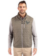 Houston Texans Mono - Cutter & Buck Rainier PrimaLoft® Mens Eco Insulated Full Zip Puffer Vest Poplar Melange Front
