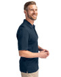 Villanova Wildcats Cutter & Buck Advantage Eco Tri-Blend Pique Mens Polo Liberty Navy Side