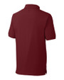 Virginia Tech Hokies Cutter & Buck Advantage Eco Tri-Blend Pique Mens Polo Bordeaux Mannequin Back