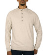 Saturday Mock Sweatshirt in tan 
