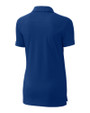 Dayton Flyers Cutter & Buck Advantage Eco Tri-Blend Pique Womens Polo Tour Blue Mannequin Back