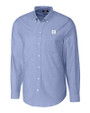 Duke Blue Devils Cutter & Buck Stretch Oxford Mens Long Sleeve Dress Shirt French Blue Mannequin