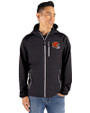 Cleveland Browns Helmet Cutter & Buck Rainier Primaloft Mens Eco Full Zip Hybrid Jacket Black Front