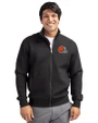 Cleveland Browns Cutter & Buck Roam Epic Versatility Recycled Full Zip Mens Jacket Black Front