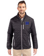 Duke Blue Devils Cutter & Buck Rainier PrimaLoft® Mens Eco Insulated Full Zip Puffer Jacket Black Front