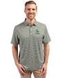 Notre Dame Fighting Irish Alumni - Cutter & Buck Forge Eco Double Stripe Stretch Recycled Mens Polo Hunter/White Front