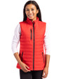Clique Valhalla Eco Full Zip Womens Puffer Vest RD PRO_HG 1