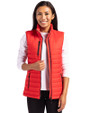 Clique Valhalla Eco Full Zip Womens Puffer Vest RD PRO_HG 5