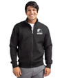 Cleveland Browns Mono Cutter & Buck Roam Eco Recycled Full Zip Mens Big & Tall Jacket Black Front