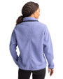 Cleveland Browns Mono Cutter & Buck Cascade Eco Fleece Womens Full Zip Jacket Hyacinth/Navy Blue Back