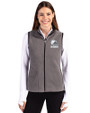Cleveland Browns Mono Cutter & Buck Cascade Eco Fleece Womens Vest Elemental Grey/Black Front