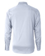 Cutter & Buck Versatech Geo Dobby Stretch Mens Long Sleeve Dress Shirt White/French Blue Mannequin Back