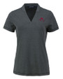 FSU Bobby Bowden Cutter & Buck Forge Eco Heathered Stretch Womens Blade Top Dark Black Heather Mannequin