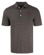 FSU Bobby Bowden Cutter & Buck Forge Eco Fine Line Stripe Stretch  Recycled Mens Polo BLWH_MANN_HG 