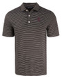 Southern Illinois Salukis College Vault Cutter & Buck Forge Eco Fine Line Stripe Stretch  Recycled Mens Polo BLWH_MANN_HG 