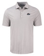Rocket City Trash Pandas Cutter & Buck Forge Eco Fine Line Stripe Stretch  Recycled Mens Polo POLWH_MANN_HG 1