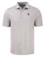 Penn State Nittany Lions Alumni Cutter & Buck Forge Epic Confidence Fine Line Stripe Stretch Recycled Mens Polo Polished/White Mannequin