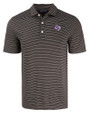 Stephen F Austin Lumberjacks Cutter & Buck Forge Eco Fine Line Stripe Stretch  Recycled Mens Polo BLWH_MANN_HG 