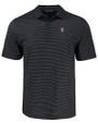Idaho Vandals Cutter & Buck Pike Eco Shadow Check Print Recycled Mens Big & Tall Polo BL_MANN_HG 