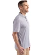Umass Minutemen Cutter & Buck Pike Eco Diamond Dot Print Recycled Mens Big & Tall Polo Black Side