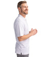 Seattle Seahawks Cutter & Buck Forge Pencil Stripe Stretch Mens Polo White Side 2