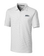 Seattle Seahawks Cutter & Buck Forge Pencil Stripe Stretch Mens Big and Tall Polo White Mannequin