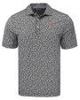 UOP Tigers Cutter & Buck Pike Eco Flora Print Recycled Mens Big & Tall Polo BL_MANN_HG 