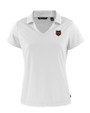 Arkansas State Red Wolves Cutter & Buck Daybreak Eco Recycled Womens V-neck Polo White Mannequin