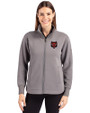 Arkansas State Red Wolves Cutter & Buck Roam Epic Versatility Full Zip Recycled Womens Jacket Elemental Grey Front