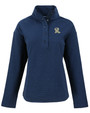 Frisco RoughRiders Cutter & Buck Hunts Point Eco Textured Fleece Recycled Womens Snap Pullover NVBU_MANN_HG 1