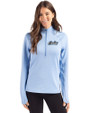 UCF Knights Citronaut Cutter & Buck Peshastin Fleece Recycled Womens Half Zip Pullover Atlas Heather Front