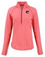 Winston-Salem State Rams Cutter & Buck Peshastin Fleece Recycled Womens Half Zip Pullover Red Heather Mannequin