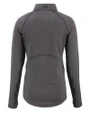 Florida State Seminoles Cutter & Buck Peshastin Fleece Recycled Womens Half Zip Pullover Black Heather Mannequin Back