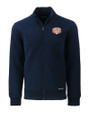 Texas Longhorns 100 Years at DKR Cutter & Buck Roam Epic Versatility Recycled Full Zip Mens Jacket Navy Blue Mannequin