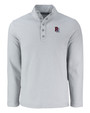 Round Rock Express Cutter & Buck Hunts Point Eco Textured Fleece Recycled Mens Snap Pullover POL_MANN_HG 1
