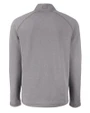 Texas Rio Grande Valley Vaqueros Cutter & Buck Peshastin Fleece Recycled Mens Full Zip Jacket Elemental Grey Heather Mannequin Back