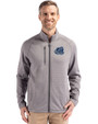 Old Dominion Monarchs College Vault - Cutter & Buck Peshastin Fleece Recycled Mens Full Zip Jacket Elemental Grey Heather Front