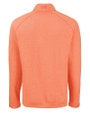 Florida Gators Swinging Gator Cutter & Buck Peshastin Fleece Recycled Mens Half Zip Pullover College Orange Heather Mannequin Back