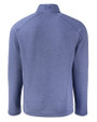 Florida Gators Swinging Gator Cutter & Buck Peshastin Fleece Recycled Mens Half Zip Pullover Tour Blue Heather Mannequin Back