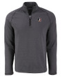 Florida State Seminoles Cutter & Buck Peshastin Fleece Recycled Mens Half Zip Pullover Black Heather Mannequin