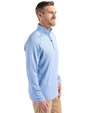 North Carolina Tar Heels College Vault Cutter & Buck Peshastin Fleece Recycled Mens Half Zip Pullover Atlas Heather Side