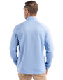 Omaha Storm Chasers Cutter & Buck Peshastin Fleece Recycled Mens Half Zip Pullover Atlas Heather Back