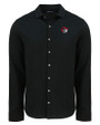 Winston-Salem State Rams Cutter & Buck Advantage Tri-Blend Eco Soft Pique Long Sleeve Knitted Mens Button Up Black Mannequin