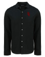 USC Trojans Cutter & Buck Advantage Tri-Blend Eco Soft Pique Long Sleeve Knitted Mens Button Up BL_MANN_HG 