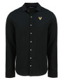 Vanderbilt Commodores Cutter & Buck Advantage Tri-Blend Eco Soft Pique Long Sleeve Knitted Mens Button Up BL_MANN_HG 