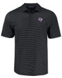 Stephen F Austin Lumberjacks Cutter & Buck Pike Eco Shadow Check Print Recycled Mens Polo BL_MANN_HG 